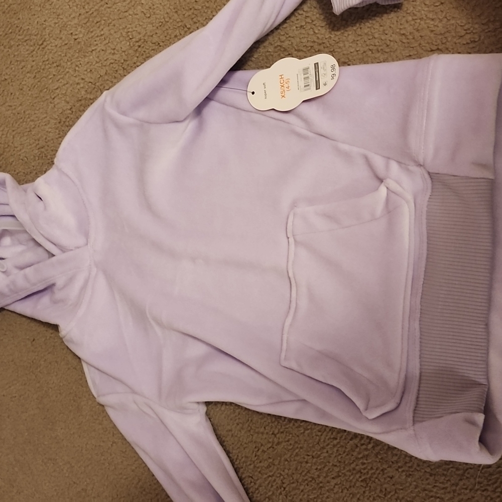 Girls zip up hoodie